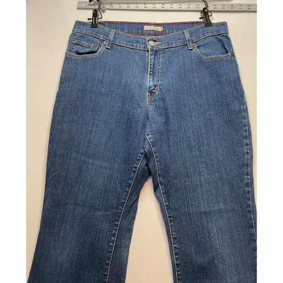 Levi's jeans womens 14 short 35 x 30 550 relaxed bootcut blue - Picture 8 of 10